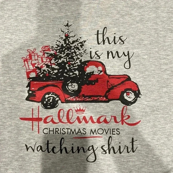 This is  my ‘ Hallamark’ Christmas 🎄 watching Sweatshirt - Picture 7 of 7